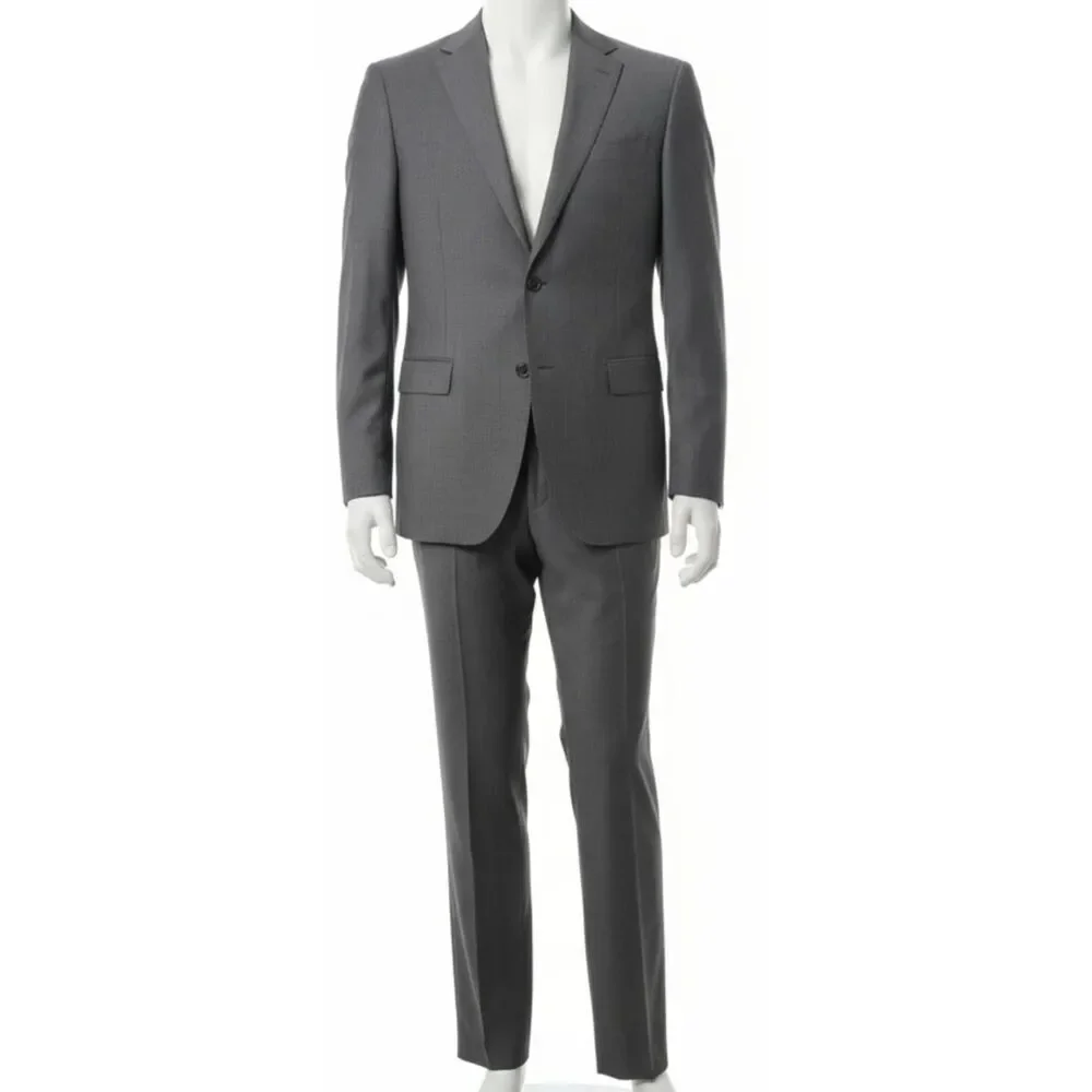 Brooks brothers red fleece mens 36s blazer pants 30 waist virgin wool gray